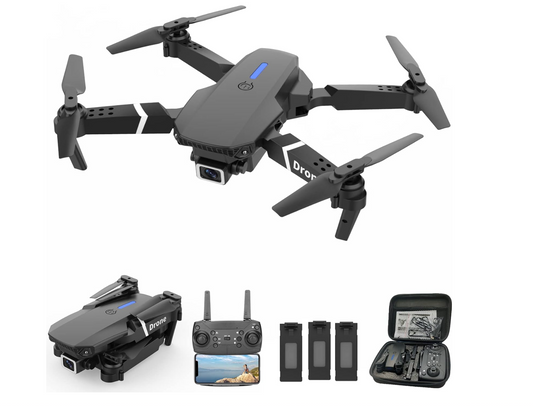 Drone with Camera Foldable Mini Drone for Kids Boys Beginners Toys Drone Gestures Selfie One Key Start 360° Flips